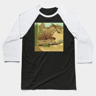 Earth Elemental Dragon Baseball T-Shirt